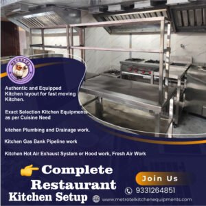 Complete Restaurant Kitchen Setup
